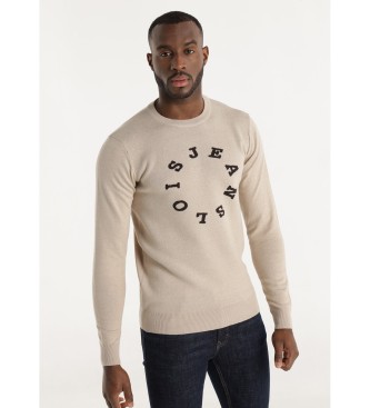 Lois Jeans Palm Sleet beige trui