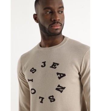 Lois Jeans Palm Sleet beige trui