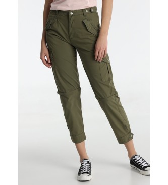 Lois Jeans Zelene tovorne hlače