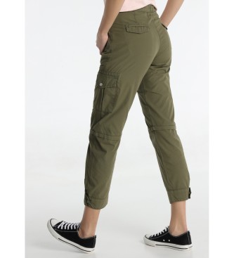Lois Jeans Zelene tovorne hlače