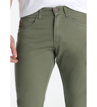 Lois Jeans Calças de corte regular verdes