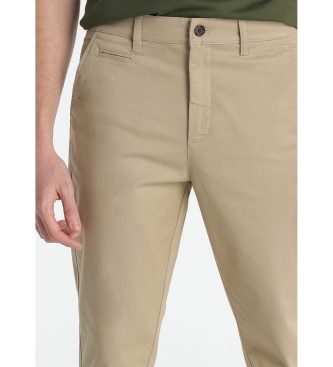 Lois Jeans Rjave hlače chino