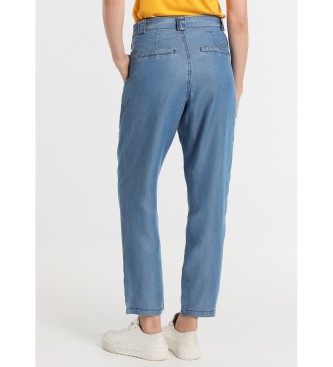 Lois Jeans Pantalon ballon en Tencel - pantalon long bleu