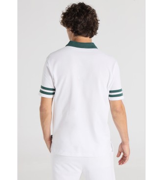Lois Jeans Elite Vit broderad polotrja