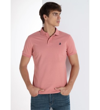 Lois Jeans LOIS JEANS - Basic-Poloshirt mit kurzen rmeln rosa