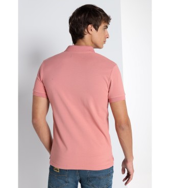 Lois Jeans LOIS JEANS - Basic short-sleeved polo shirt pink