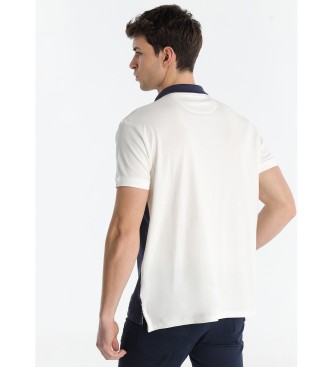 Lois Jeans Polo block biały, granatowy