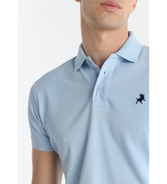 Lois Jeans Klasyczna niebieska koszulka polo