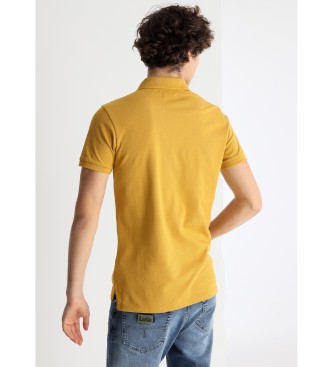 Lois Jeans Polo clasico de manga corta con logo toro amarillo