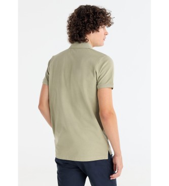 Lois Jeans Polo classica con logo toro beige