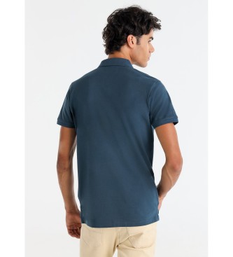 Lois Jeans Polo clsico con logo toro azul