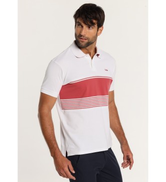 Lois Jeans LOIS JEANS - Short sleeve polo shirt with white chest stripes
