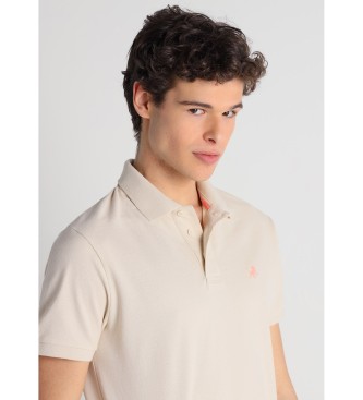 Lois Classic off-white short sleeve polo shirt