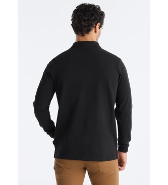 Lois Jeans Steven Marius Poloshirt schwarz