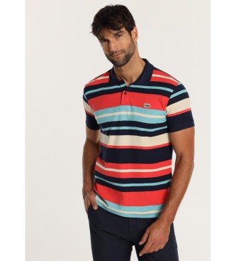 Lois Jeans LOIS JEANS - Polo in piquet a maniche corte a righe rosse