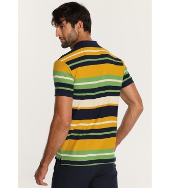 Lois Jeans LOIS JEANS - Multicolour striped short sleeve pique polo shirt