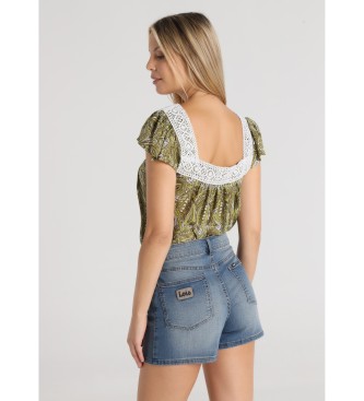 Lois Jeans Modre kratke hlače iz džinsa