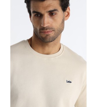 Lois Jeans Eloi beige sweatshirt