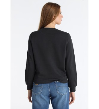 Lois Jeans Sweatshirt Simona Kenya gris fonc