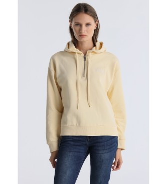 Lois Jeans Sandra Malek beige sweatshirt