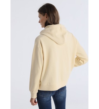 Lois Jeans Sandra Malek beige sweatshirt