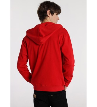 Lois Zippered sweatshirt 131465 Red
