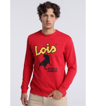 Lois Jeans Sweatshirt 132035 Red