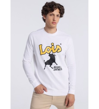Lois Jeans Sweatshirt 132037 Hvid