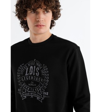 Lois Jeans Heraldica sweatshirt sort