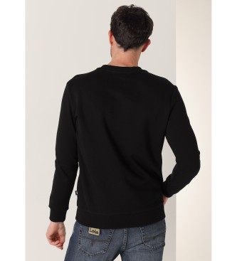 Lois Jeans Sweatshirt med svart tjurmotiv