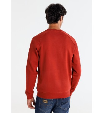 Lois Jeans Rood vintage logo sweatshirt