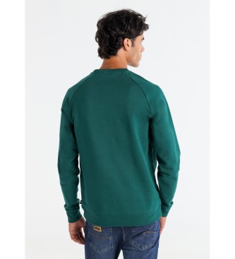 Lois Jeans Grn sweatshirt med vintage-logo