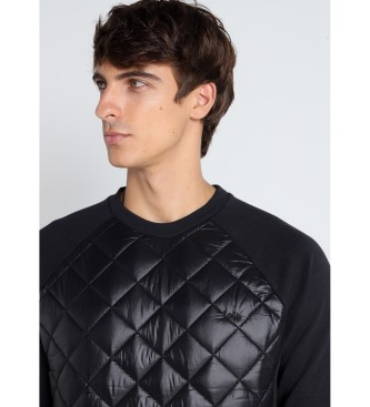 Lois Jeans LOIS JEANS - Sweatshirt collar box front quilted black