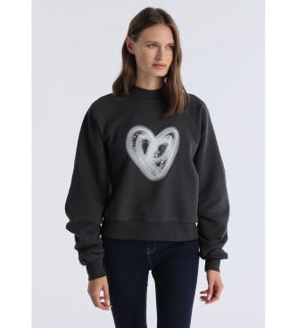 Lois Jeans Audrey Bok sweatshirt sort