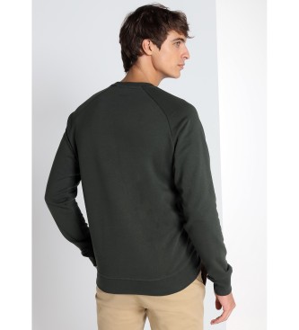 Lois Jeans LOIS JEANS - Sweatshirt em chenille Graphica Calavera com gola box verde