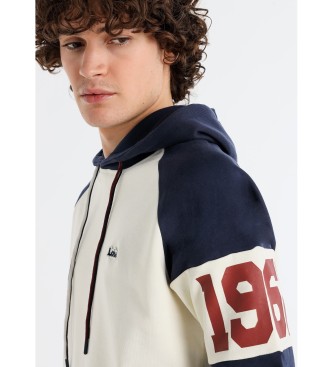 Lois Jeans Kanguro Ranglan Sweatshirt weiß