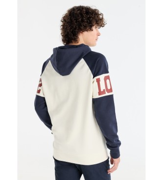 Lois Jeans Kanguro Ranglan Sweatshirt weiß