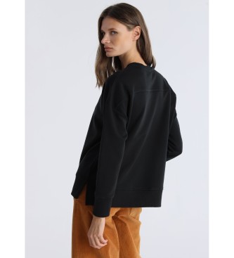 Lois Jeans Felpa nera Esme