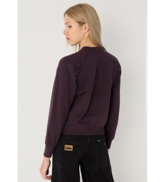 Lois Jeans Sudadera sin capucha con mangas raglan lila