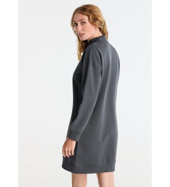 Lois Jeans Grijze Western-jurk