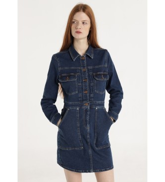 Lois Jeans Vestido Amelia Capri azul