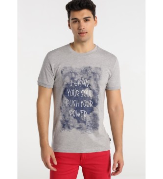 Lois Jeans T-shirt  manches courtes Grafica Dip Lois gris