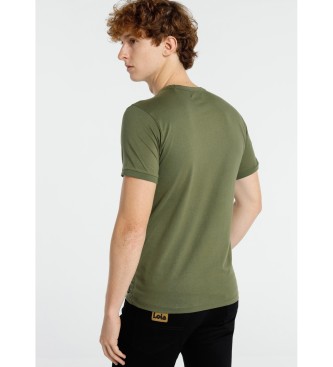 Lois  Short Sleeve T-Shirt Graphic Chest Fall Supply green