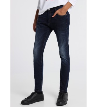 Lois Jeans Denim Dark Blue Skinny Fit Jeans : blau skinny fit