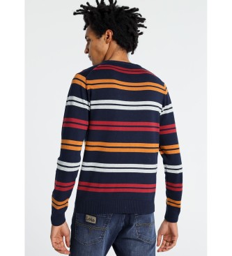 Lois Vintage Double Stripe Sweater