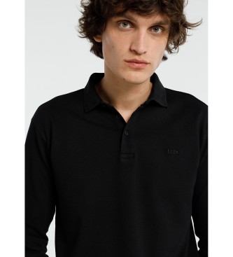 Lois Jeans Polo-Water Long Sleeve Pique Doublenegro