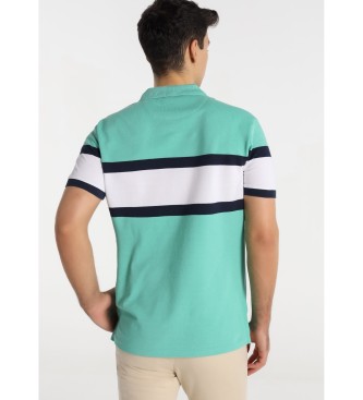 Lois Polo Shirt Chest Stripe Embroidery 3D green