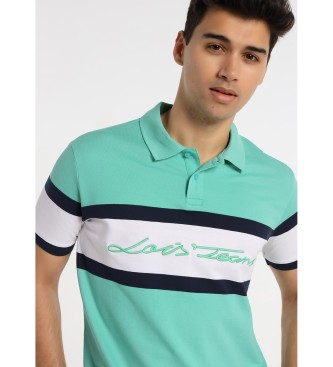 Lois Polo Chest Stripe Embroidery 3D green