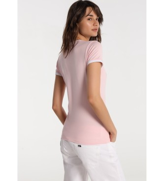 Lois Camiseta Lois Jeans rosa