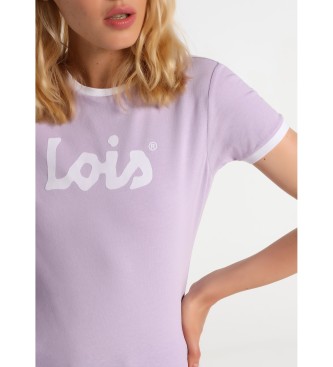 Lois T-shirt lilla Lois Jeans